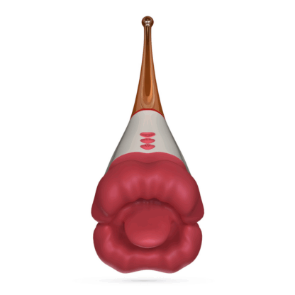 Jagger - Lickende Dubbele Stimulator - Rood - Afbeelding 3