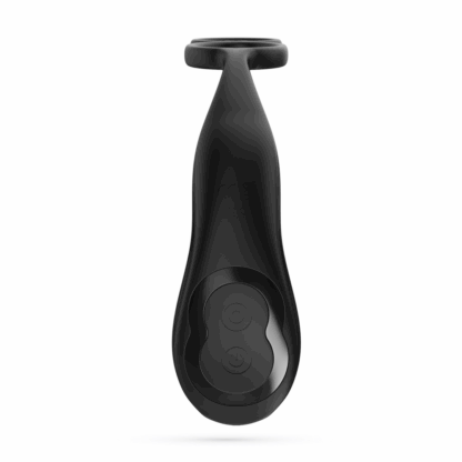 Erixos - Vibrerende Prostaatmassager met Balriem en Cockring - Zwart - Afbeelding 3
