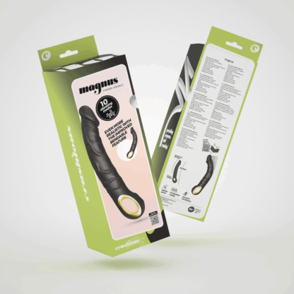 Magnus Bend - Realistische Flexibele Vibrator - Zwart - Afbeelding 2