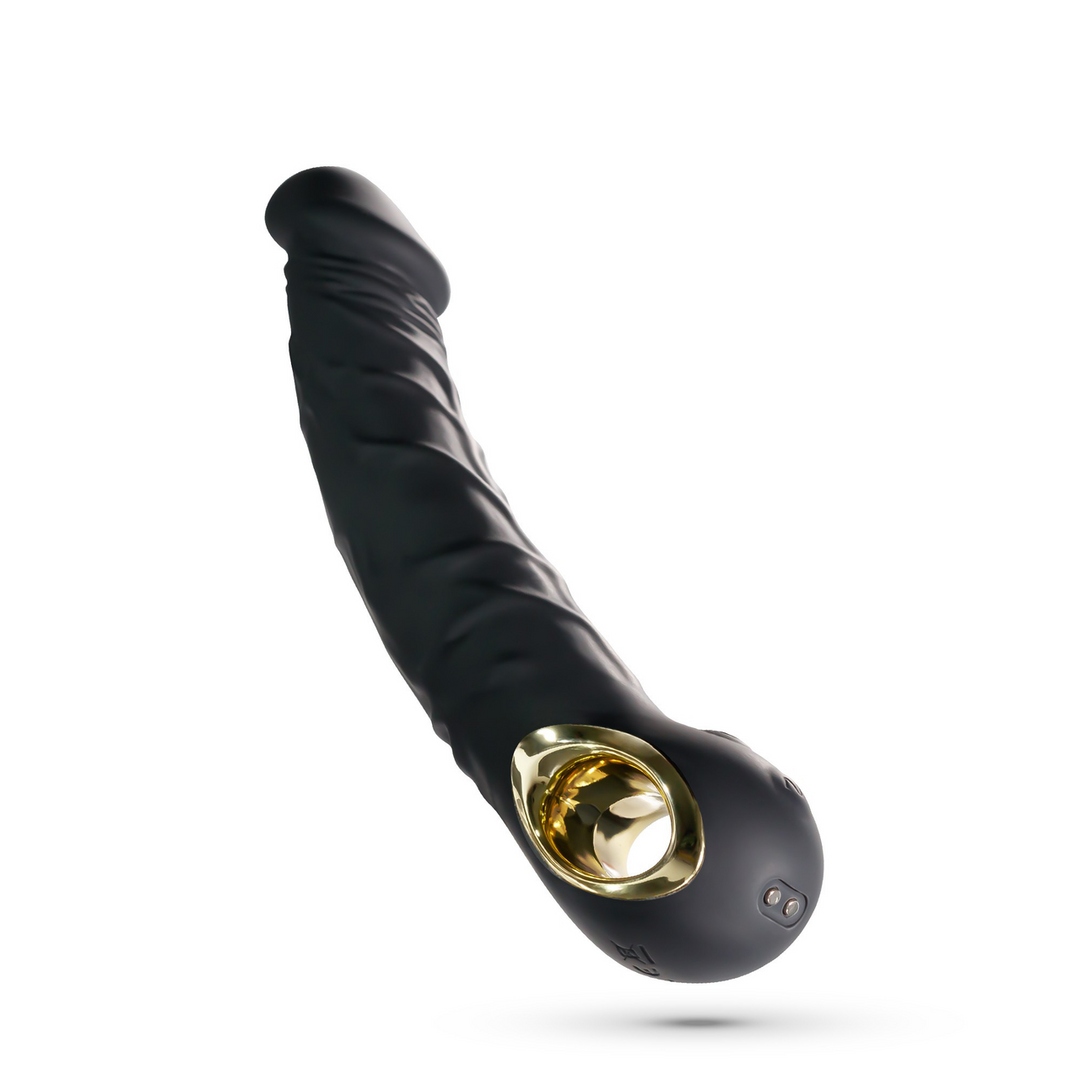 Magnus Bend - Realistische Flexibele Vibrator - Zwart - Afbeelding 5