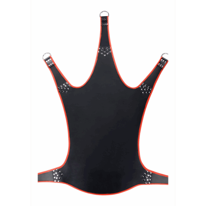 Leren Sling met Rode Bies 5 Punten - Afbeelding 5
