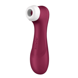 Pro 2 Generatie 3 - Double Air Pulse Vibrator - Liquid Air - Wijnrood
