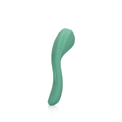 Ultra Soft Silicone Pointed Cock Ring - Blauw Gras - Afbeelding 6