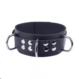 Ultra Leather Ketting - Zwart