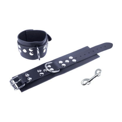 Ultra Leather Handboeien - Zwart - Afbeelding 2