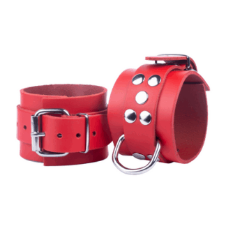 Ultra Leather Handboeien - Rood