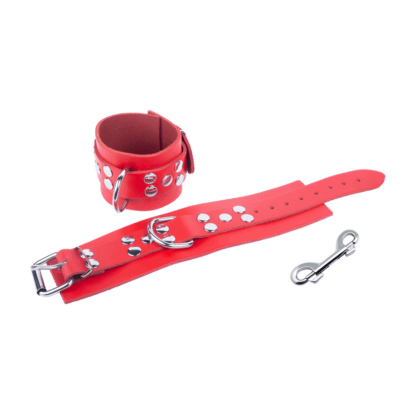 Ultra Leather Handboeien - Rood - Afbeelding 2