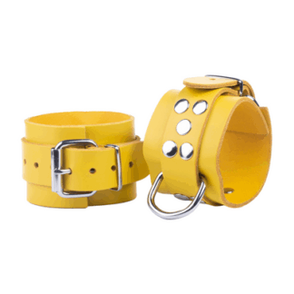 Ultra Leather Handboeien - Geel