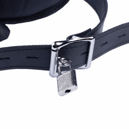 Leren Gag - Zwart - Afbeelding 5