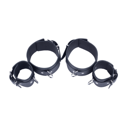 Leren Arm- en Onderarmbeperkingen - Zwart - Afbeelding 2