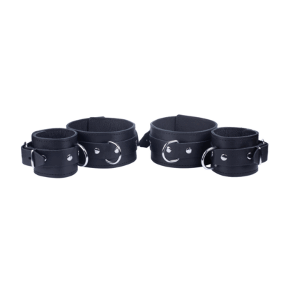 Leren Arm- en Onderarmbeperkingen - Zwart - Afbeelding 3