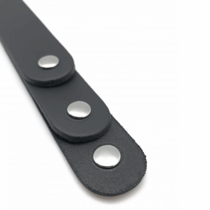 Leren Peddel met 3 Lussen - 39,5 cm - Zwart - Afbeelding 4