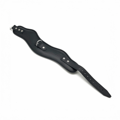 Leren Halsband - Zwart - Afbeelding 2
