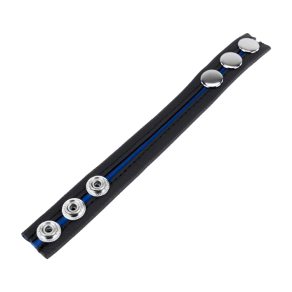 Verstelbare Leren Cockring - Blauw - Afbeelding 3