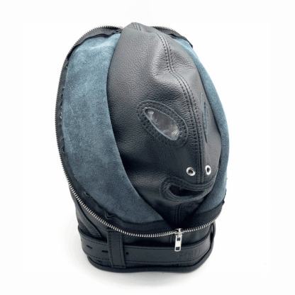 Sensoriale Leren Balaclava - Zwart - Afbeelding 4