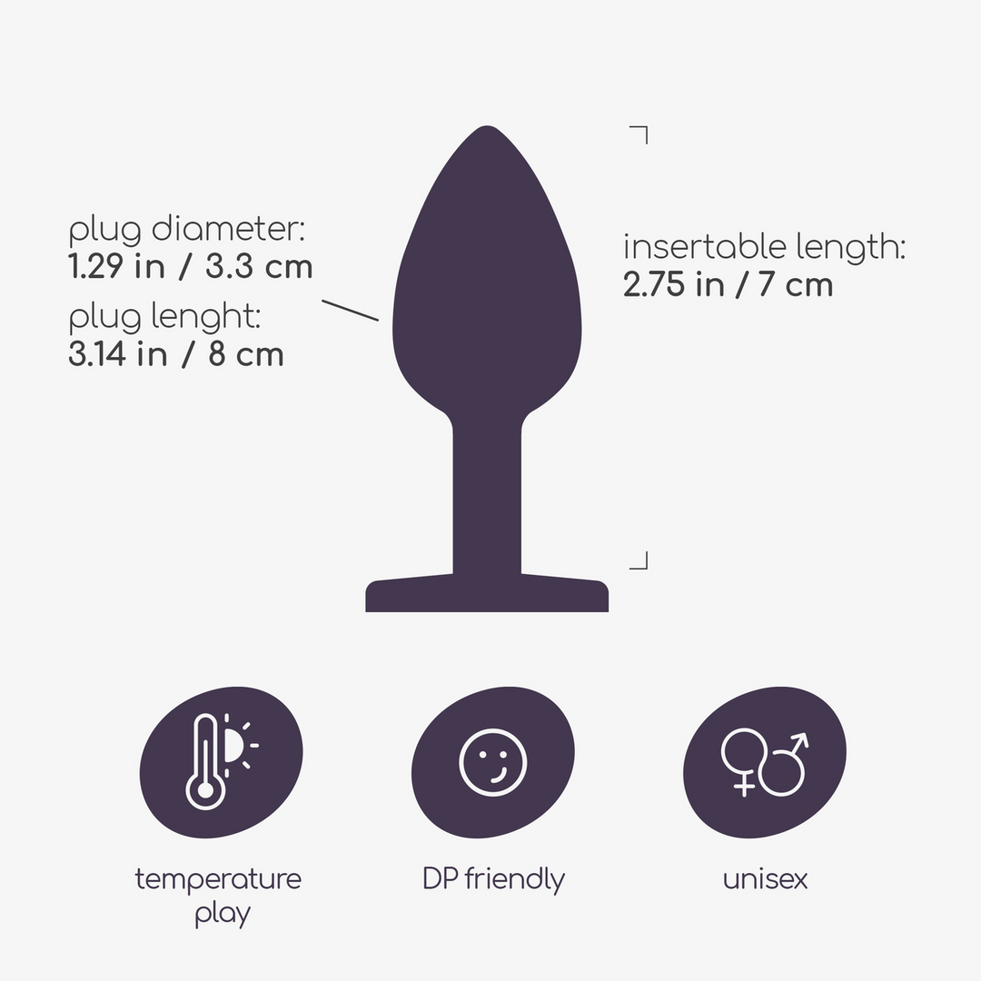 Bijou - Anale Sieraad Plug - Medium - Doorzichtig - Afbeelding 6