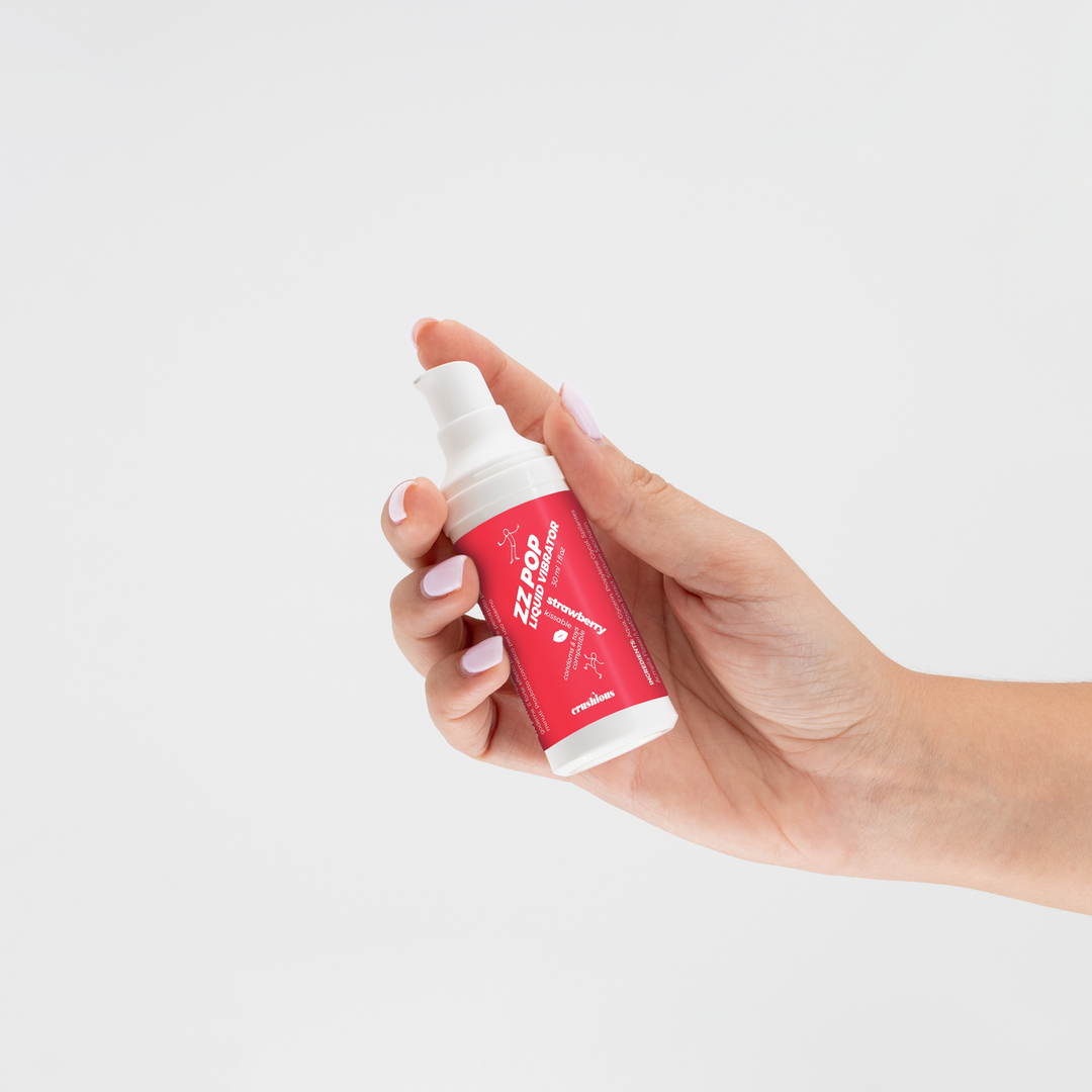 ZZ Pop - Kusbare Vloeibare Vibrator - Aardbei - 1 fl oz / 30 ml - Afbeelding 4