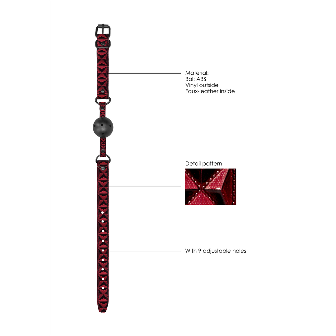 Ademend Ball Gag - Afbeelding 6