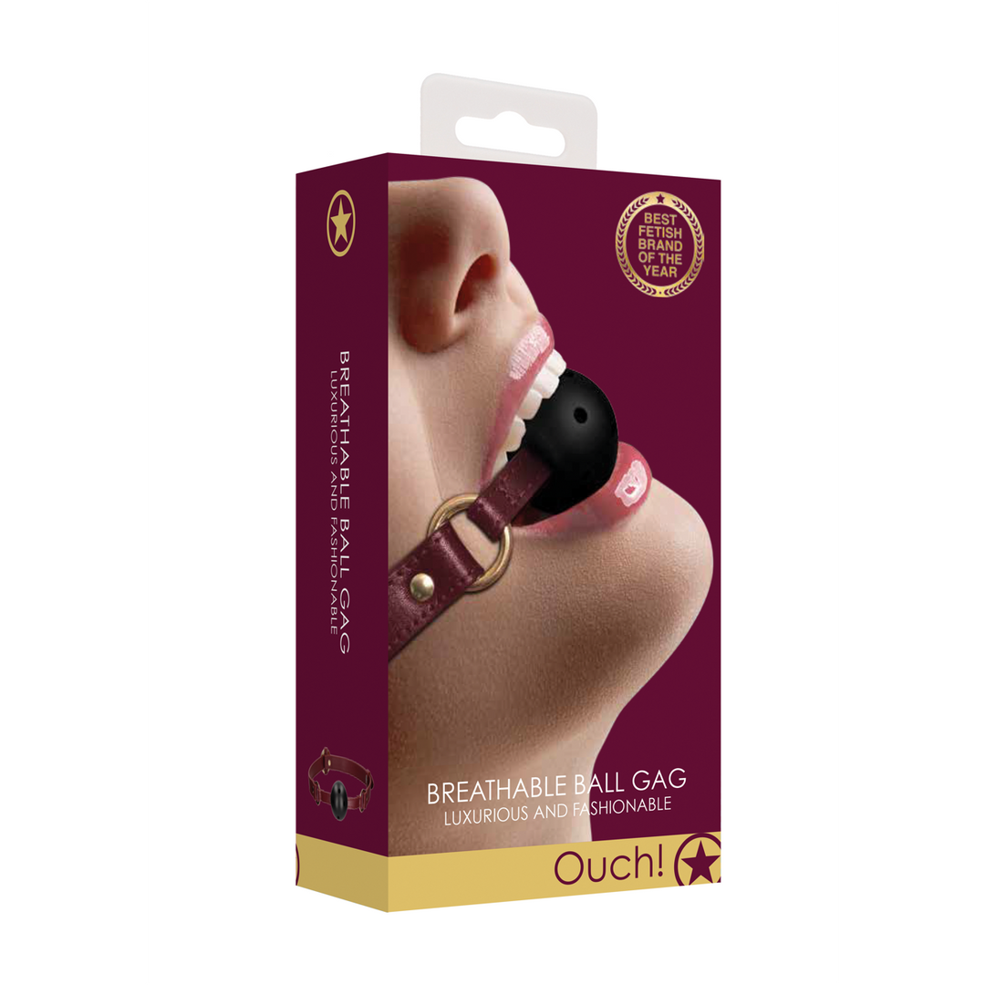 Ademend Ball Gag - Afbeelding 2