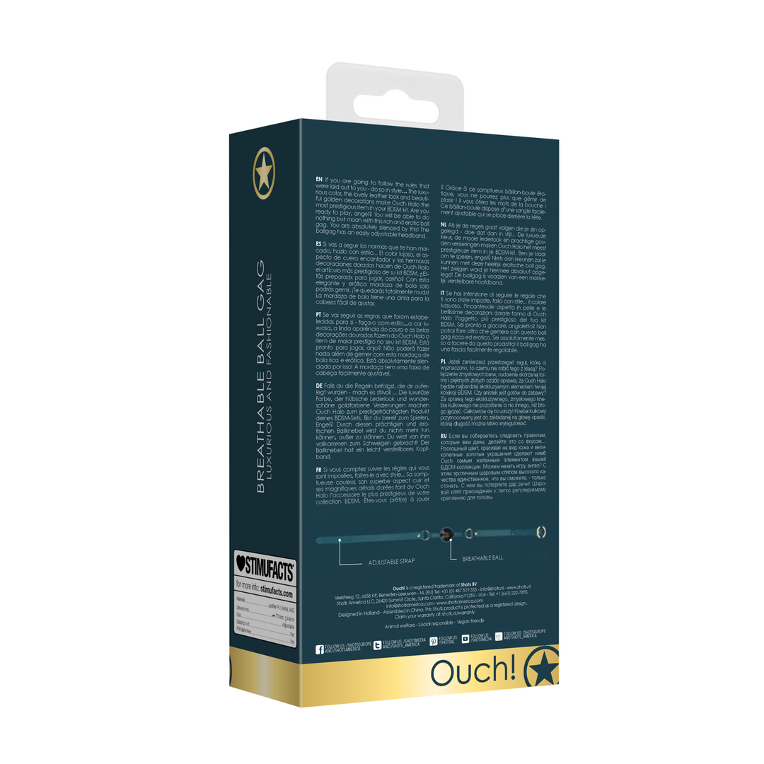 Ademend Ball Gag - Afbeelding 3