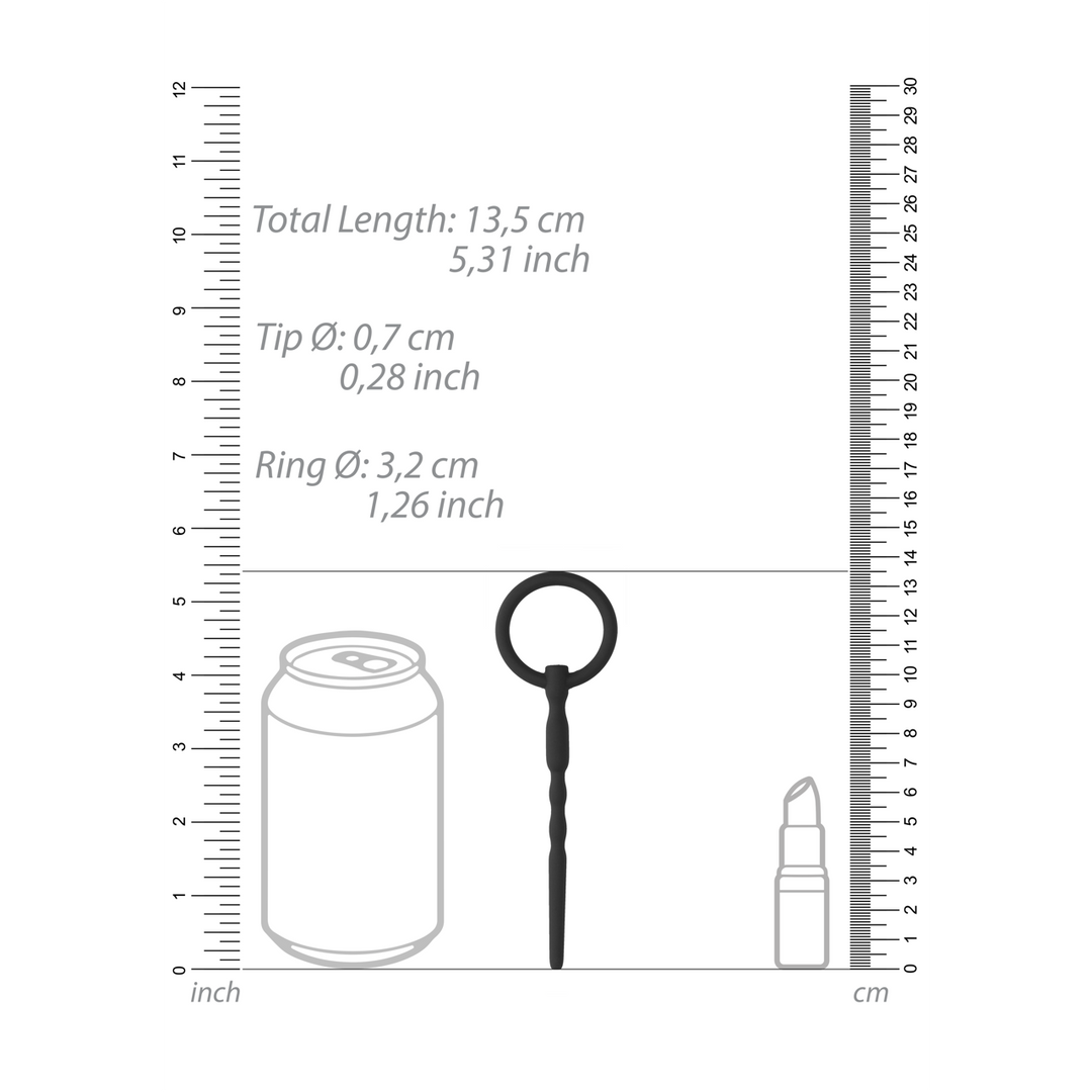 Siliconen Penis Plug - 0,3 / 7 mm - Afbeelding 3