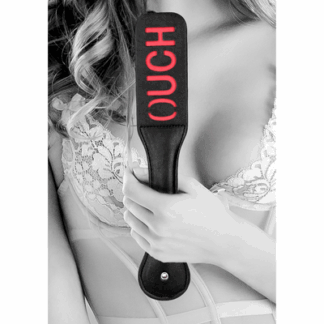 Gelijmde Leren Peddel Ouch