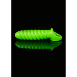 Swirl Rekbare Penis Sheath - Glow in the Dark
