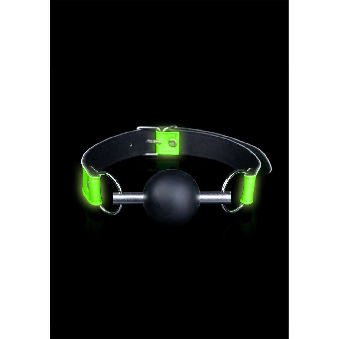 Massieve Ball Gag - Glow in the Dark - Afbeelding 7