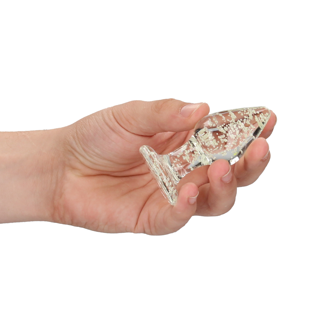 Glas Buttplug - Glow in the Dark - Klein - Afbeelding 6