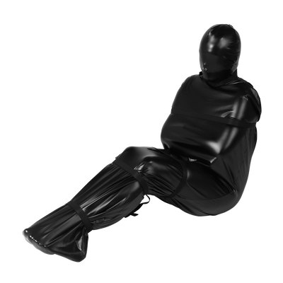 Body Bag met Nylon Bandjes - Zwart