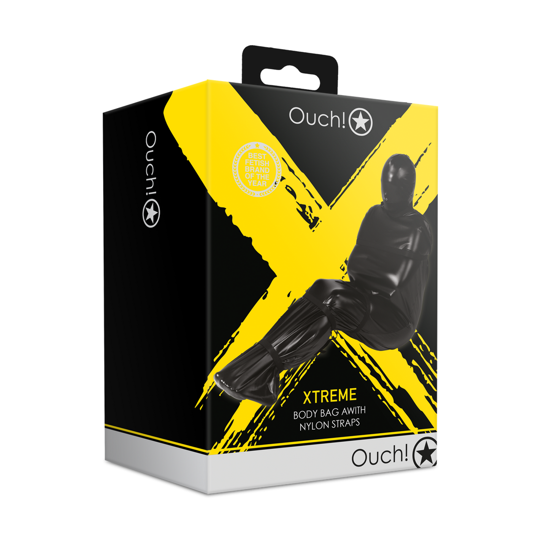 Body Bag met Nylon Bandjes - Zwart - Afbeelding 2