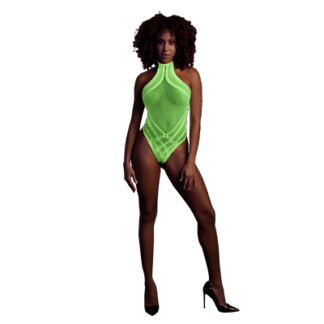 Body met Halter Neck - One Size - Neon Groen