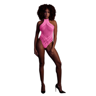Body met Halternek - One Size - Neonroze
