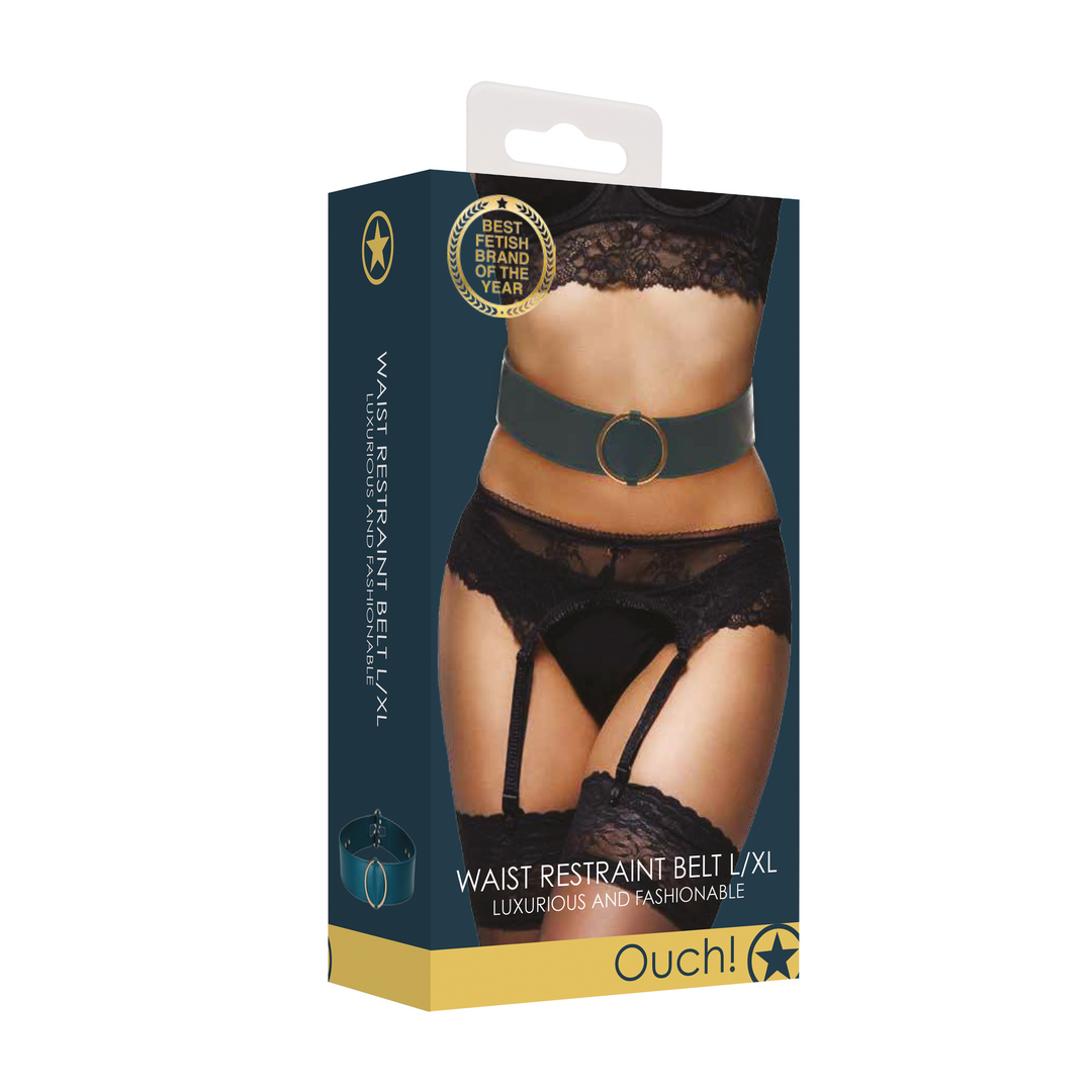 Waist Belt with Bondage Rings - L/XL - Afbeelding 2