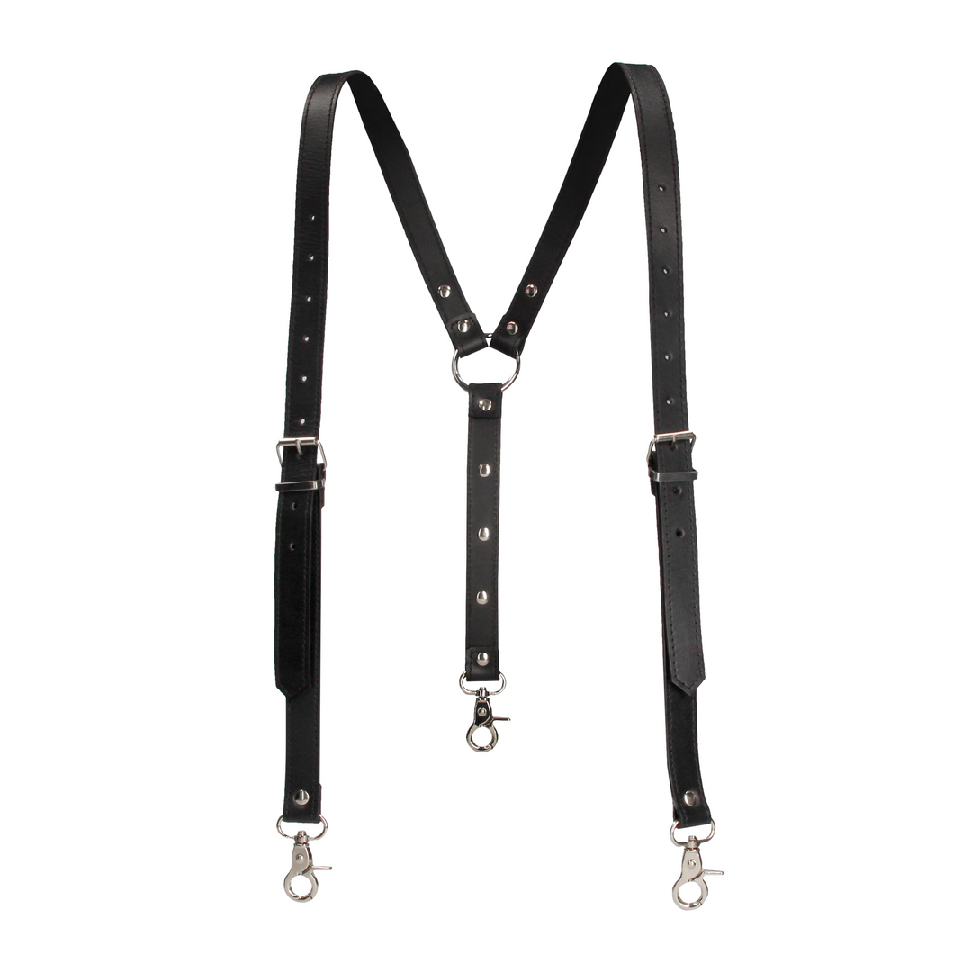 Split Leather Suspenders for Men - Afbeelding 2