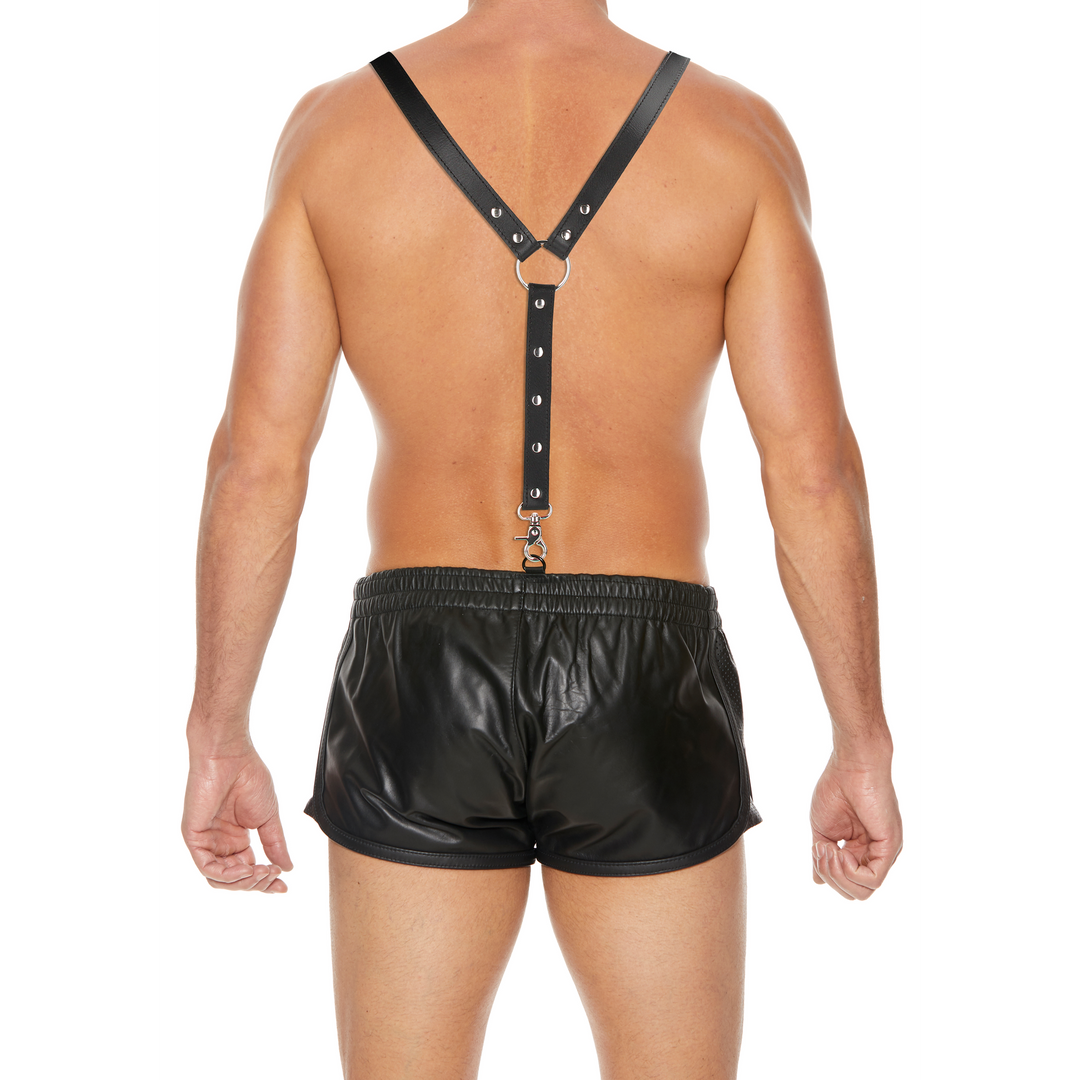 Split Leather Suspenders for Men - Afbeelding 4