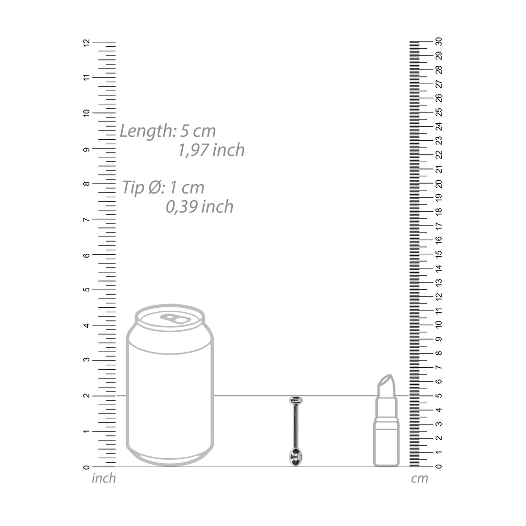 Metal Penis Plug - 0.4 / 10 mm - Afbeelding 3
