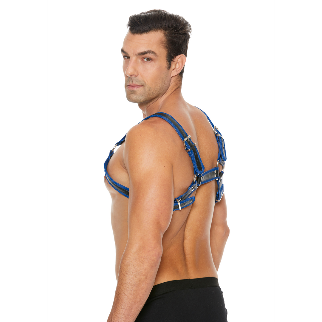 Leren Bulldog Harnas met Gespen - L/XL - Afbeelding 6