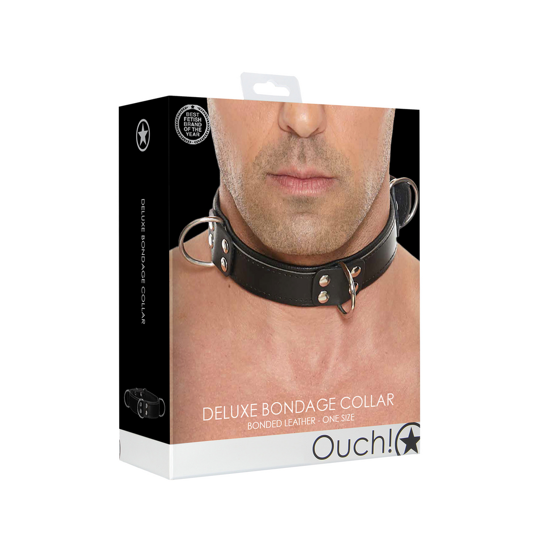 Deluxe Bondage Collar - One Size - Afbeelding 2