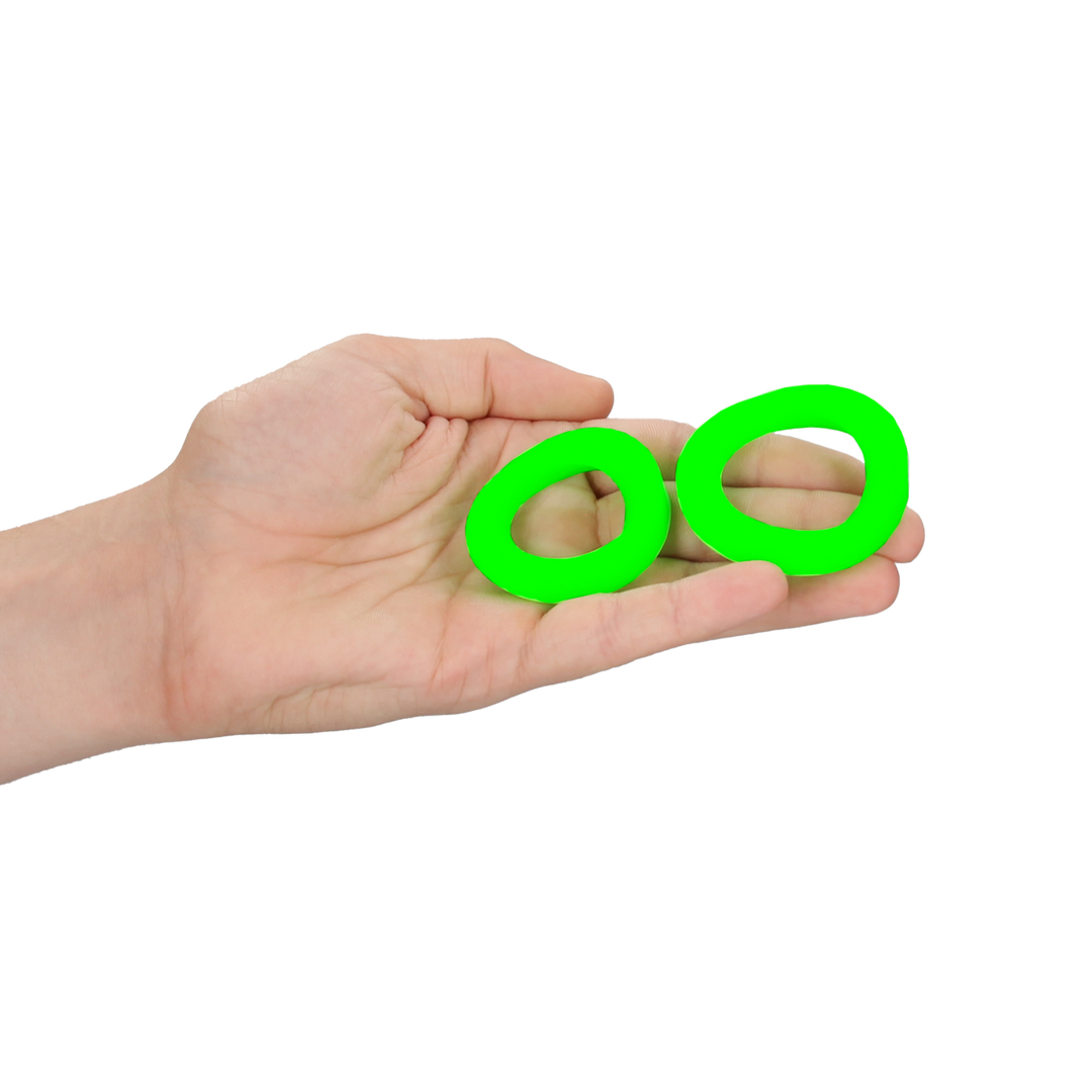Cockring Set - Glow in the Dark - 2 Stuks - Afbeelding 6
