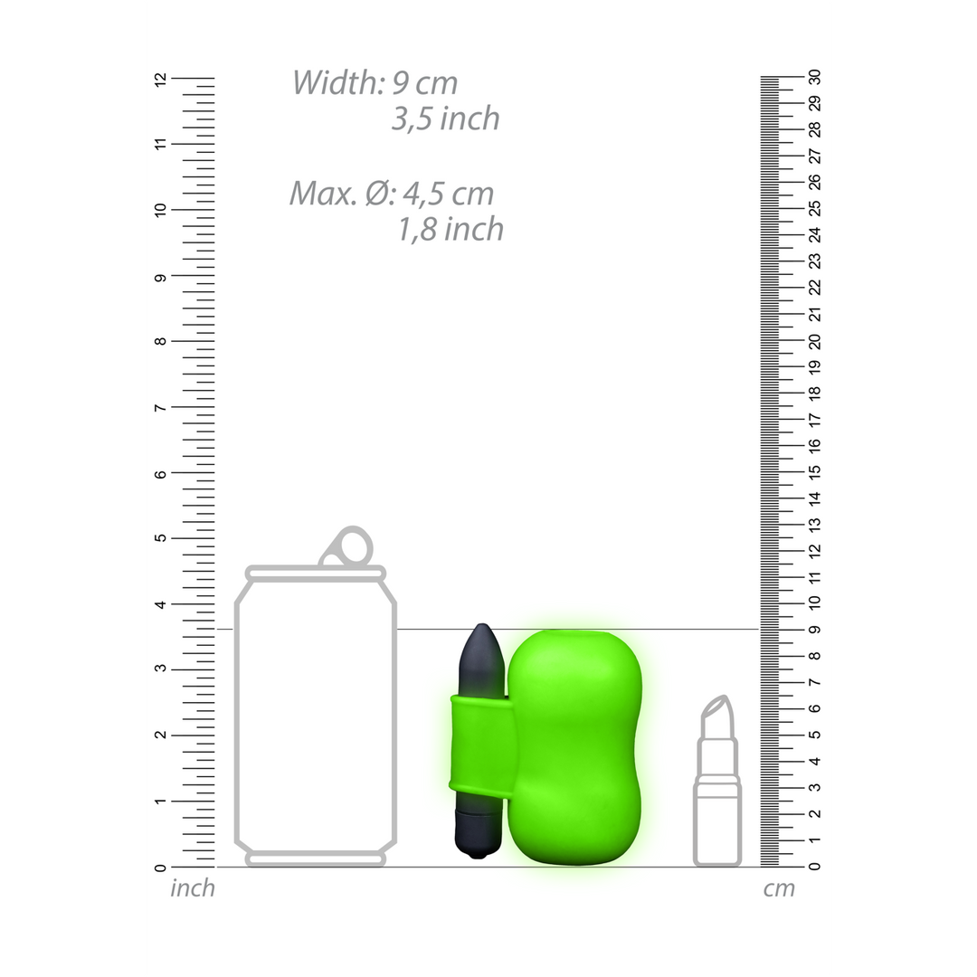 Vibrerende Masturbator - Glow in the Dark - Afbeelding 5