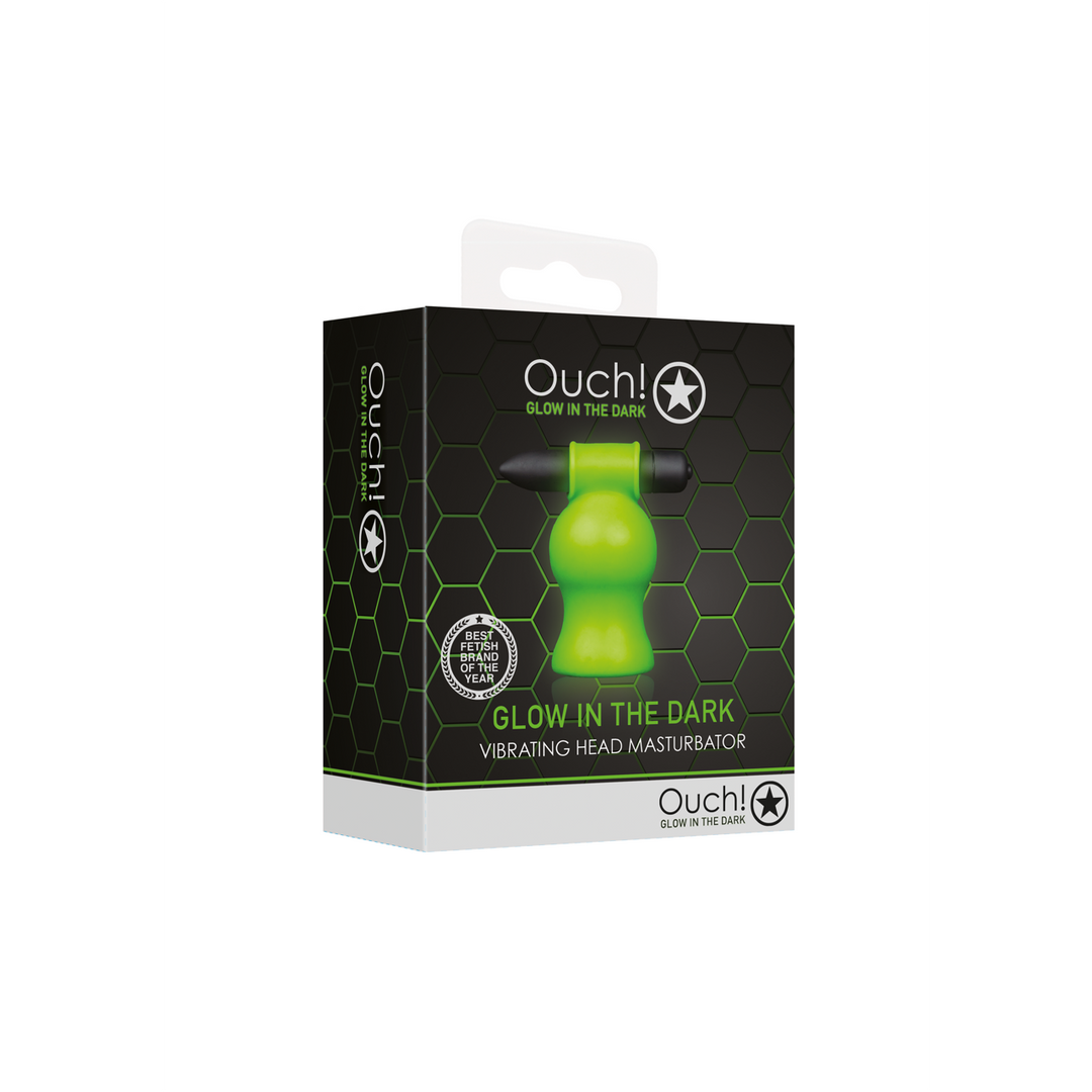 Vibrerende Hoofd Masturbator - Glow in the Dark - Afbeelding 2