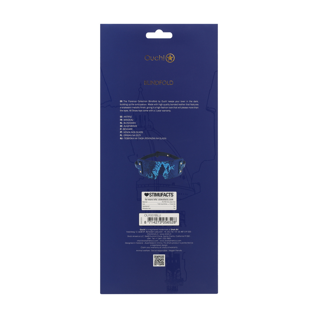 Florence Collectie - Blinddoek - Blauw - Afbeelding 3