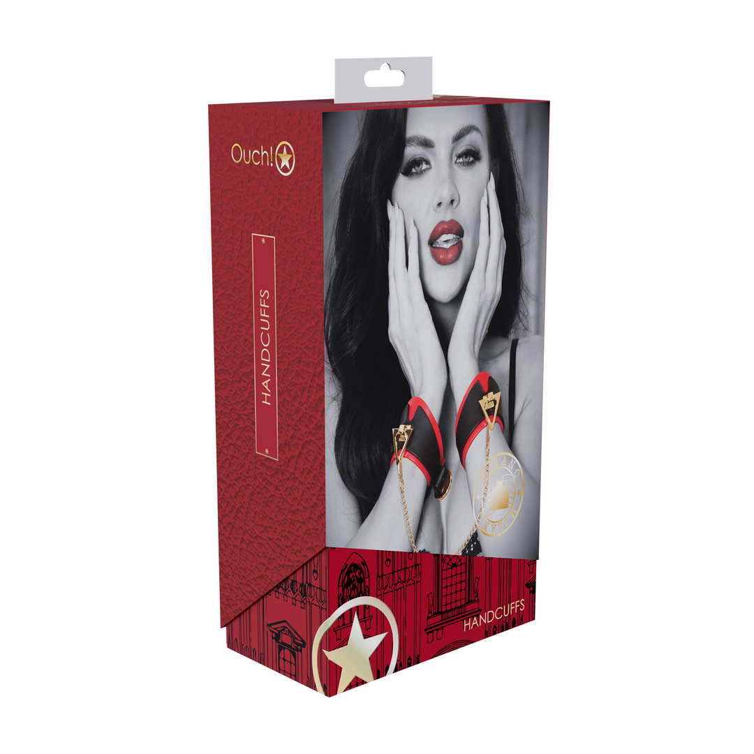 Milan Collectie - Handboeien - Zwart/Rood - Afbeelding 2