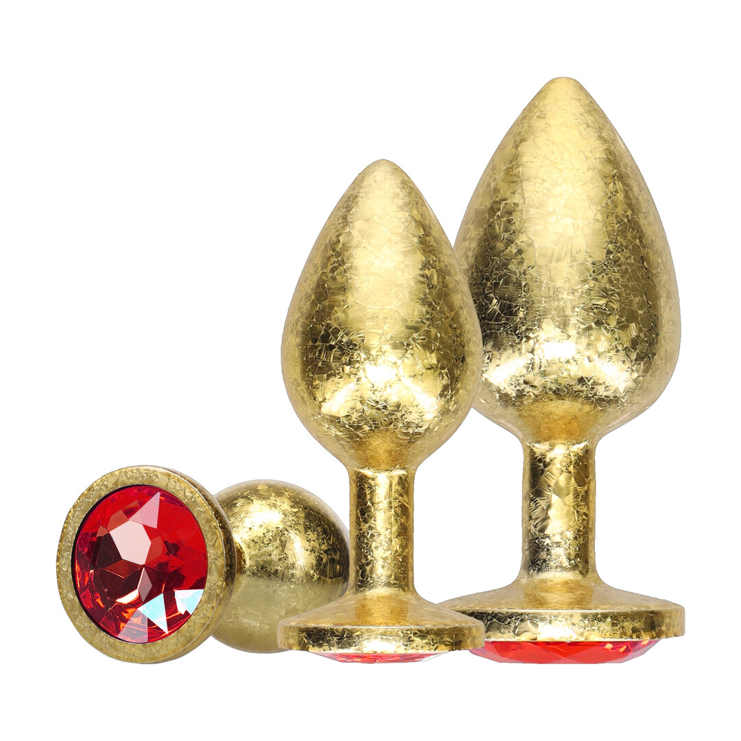 Milan Collection - Metalen Anale Plug Set - Goud - Afbeelding 7