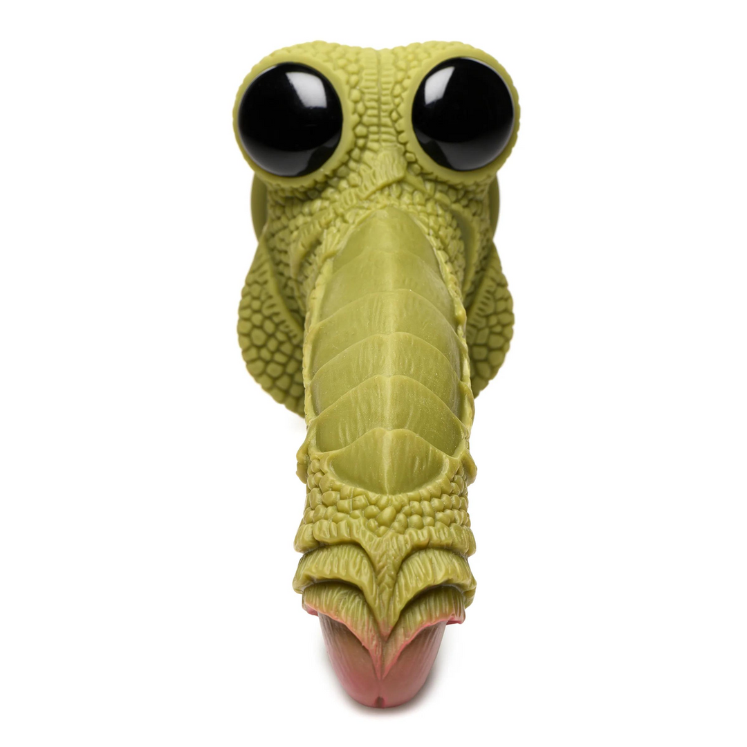 Swamp Monster Scaly Silicone Dildo - Zwart - Afbeelding 5
