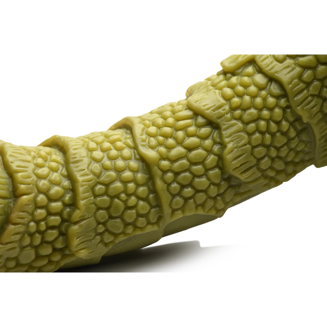 Swamp Monster Scaly Silicone Dildo - Zwart - Afbeelding 7