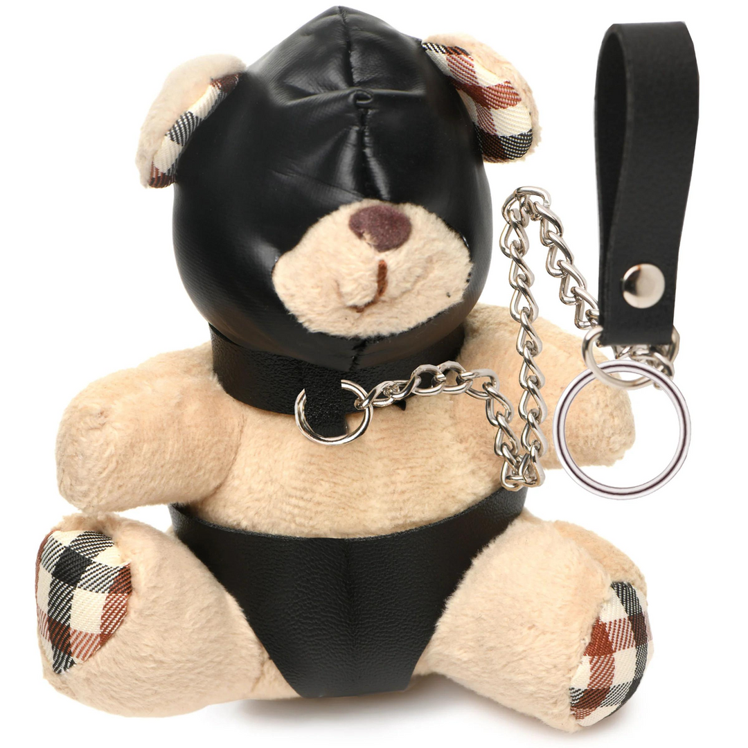 Hooded Teddy Bear Sleutelhanger - Tan - Afbeelding 6