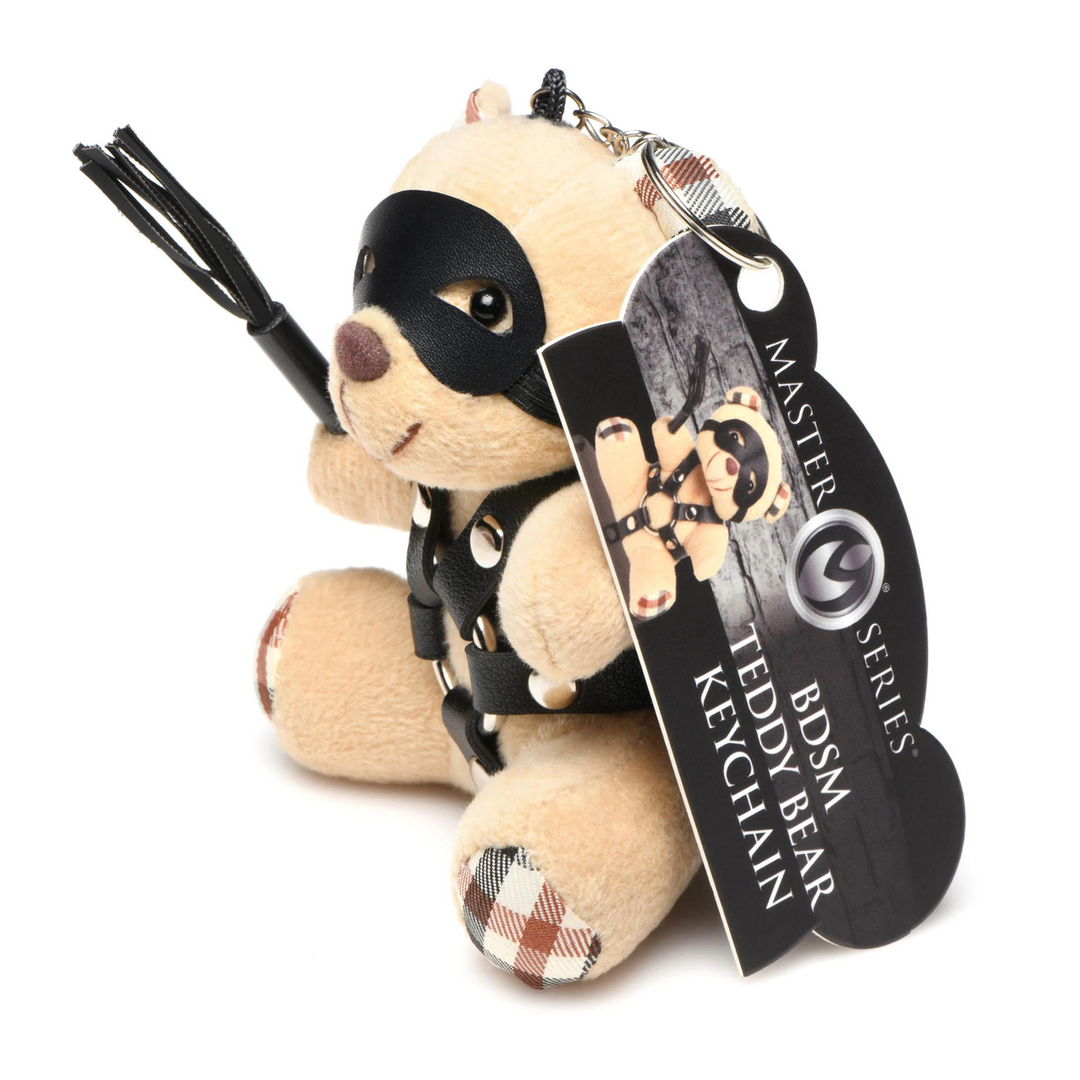 BDSM Teddy Bear Sleutelhanger - Tan - Afbeelding 2
