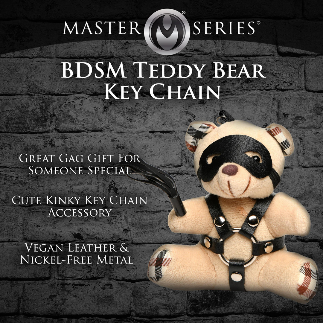 BDSM Teddy Bear Sleutelhanger - Tan - Afbeelding 7